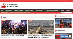Desktop Screenshot of deportivoalgarrobo.cl